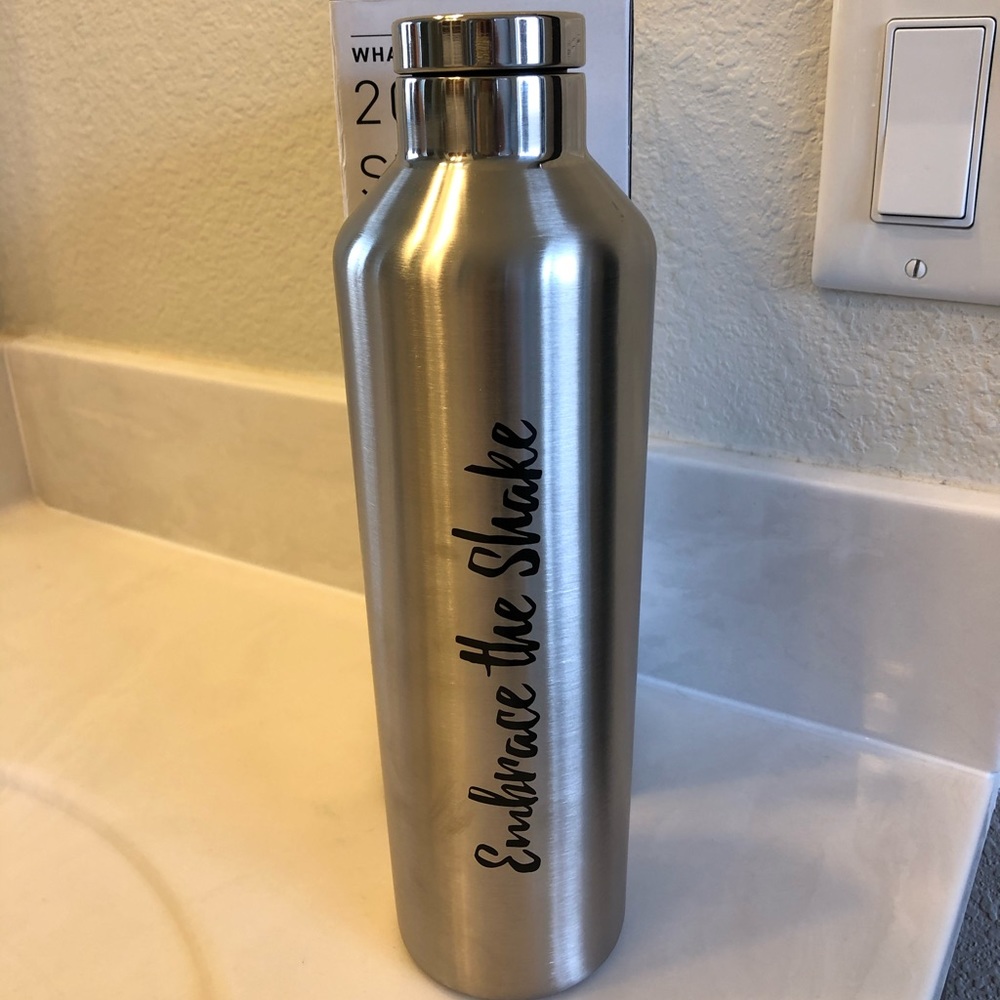 Pure Barre Stainless Steel Shaker Water Bottle